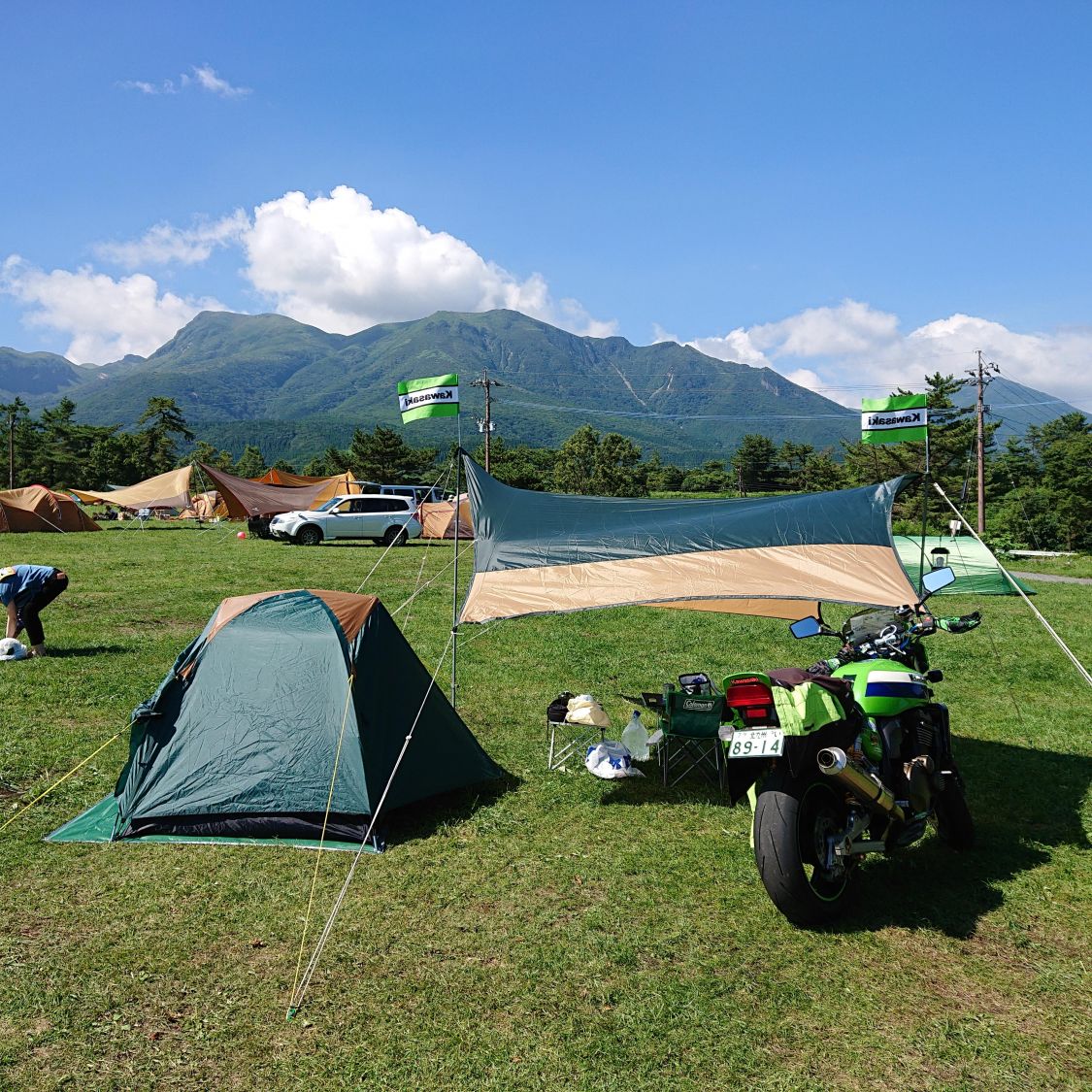 大分県、久住高原「ボイボイキャンプ場」 BEPAL