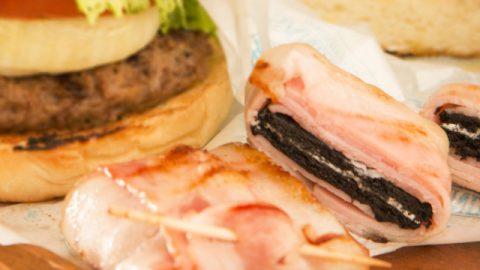 BBQのマル秘デザートを公開！　やみつき「オレオのベーコン巻き」