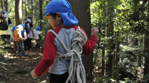 【日本のミライを明るくする！】「園児野生化計画」～ロープから始まる冒険心～