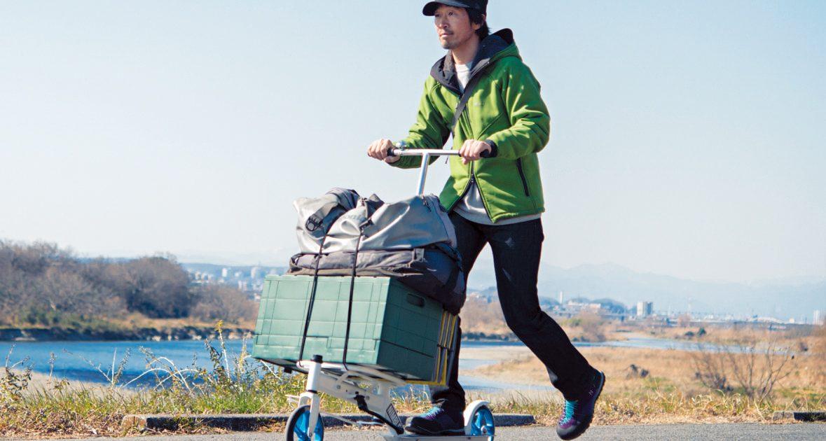 キックスケーターの進化系 重い荷物もスイスイ運べるカーゴスクーター 道具 ギア Be Pal キャンプ アウトドア 自然派生活の情報源ビーパル Part 2