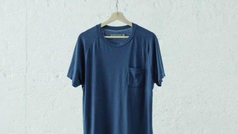icebreaker｜インディゴ100％染めメリノウール・ポケットＴシャツ