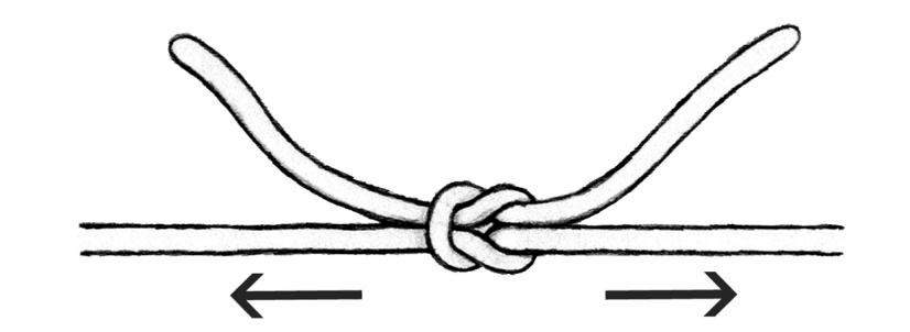 かた結び とココが違う つなげるロープワーク 本結び の基本 ロープワーク Be Pal キャンプ アウトドア 自然派生活の情報源ビーパル