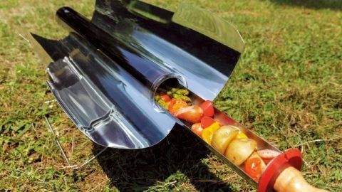 集熱効率世界一!!　冬の日差しでも調理可能な画期的ソーラー調理器