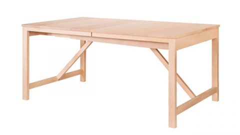 【森から生まれた一生モノ家具】「北の住まい設計社」イタヤカエデのテーブル。