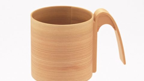 【木の家で使いたい！木の日用品】秋田杉を使った曲げワッパのマグカップ