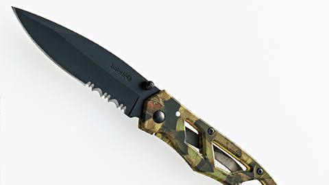 マットな黒刃が美しい！フランス「バラデオ」社の完全ミリタリー仕様ナイフ。