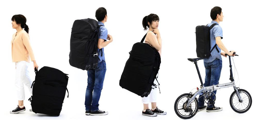 【色:ブラック_サイズ:FreeSize】[サギサカ] 自転車用 新リュック背負