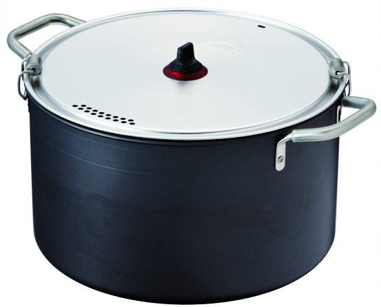 【アウトドア鍋パーティーにピッタシなクッカーセット】大人数にも対応できる大容量ポット付き！