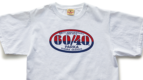 1968年の誕生から50年！「60／40パーカ」の記念Tシャツ発売