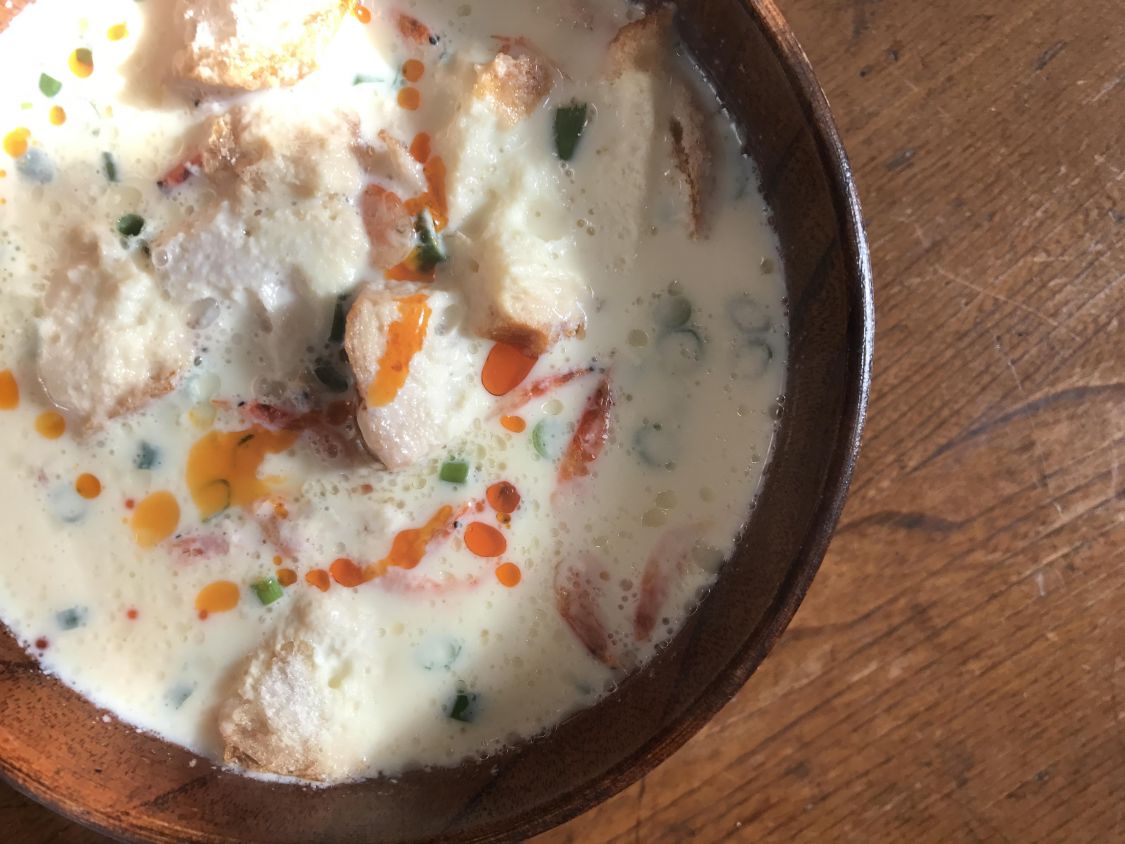 あの味を再現！キャンプの朝ご飯におすすめの豆乳スープ［読者投稿記事］