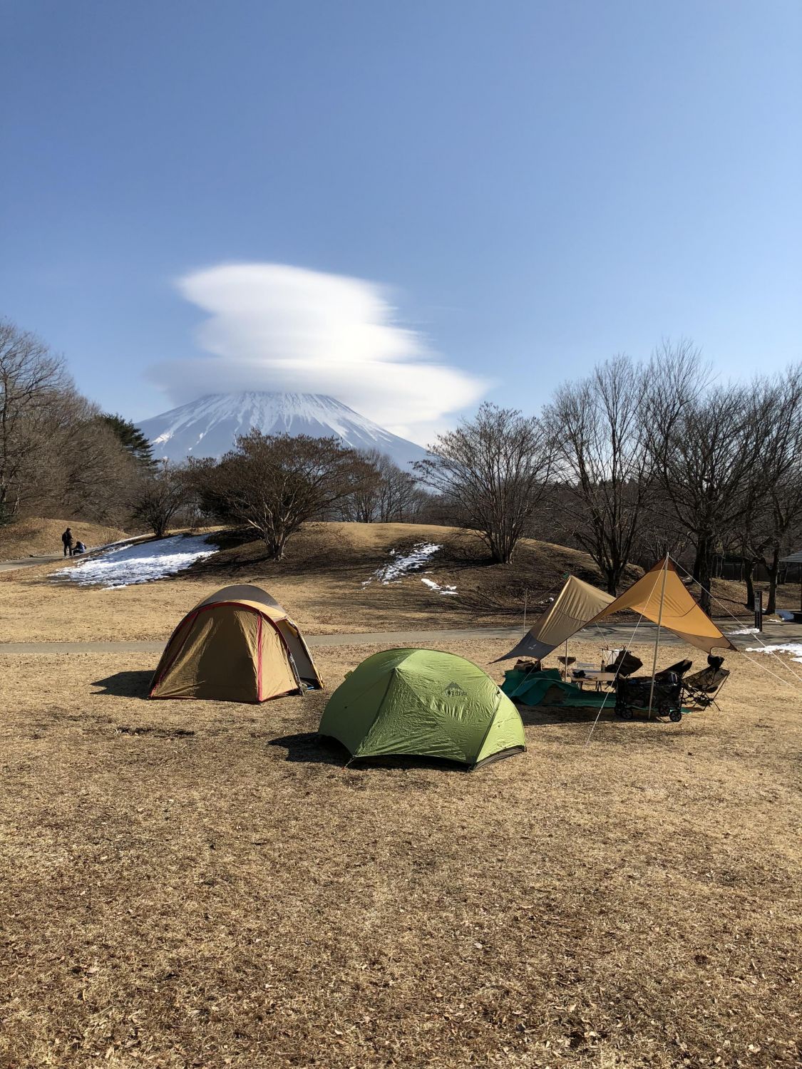 2月の田貫湖キャンプ場［読者投稿記事］