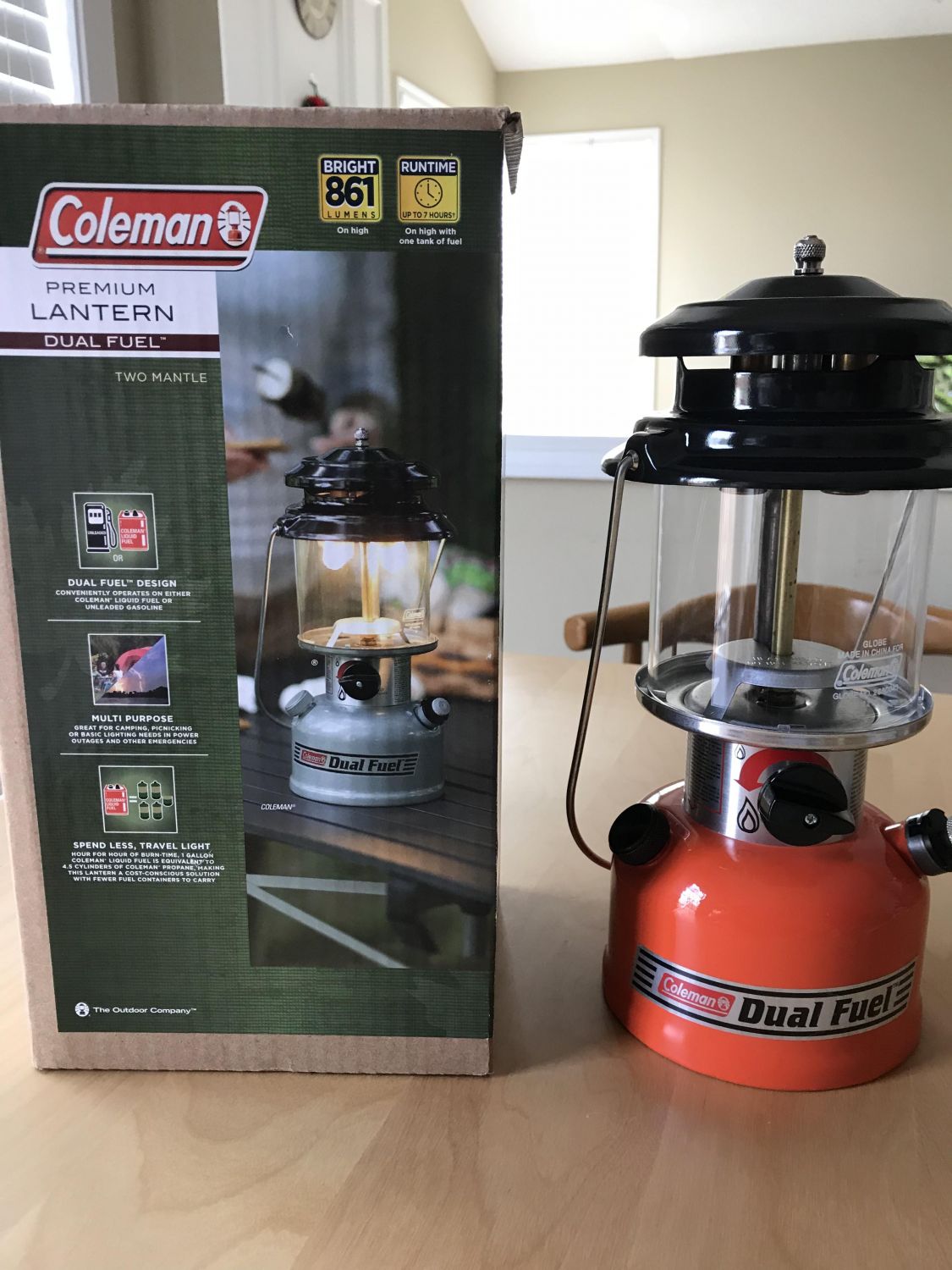 Coleman ランタン リペイント［読者投稿記事］