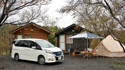 日産 セレナe-POWERとアウトドア、相性は抜群です！