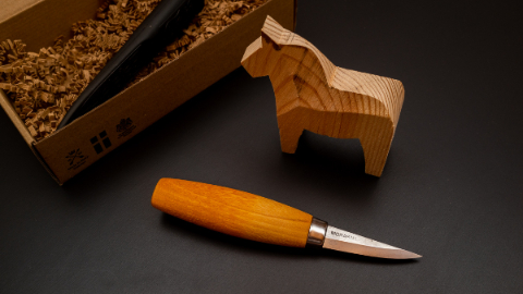 木彫り道具を2本目のナイフに推したいワケ「モーラナイフ ウッド カービング」