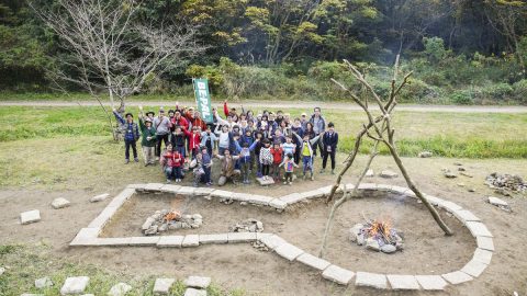 【パルパーク・ プロジェクト】山田緑地 焚き火場完成! 公園にのろしが上がった ! !