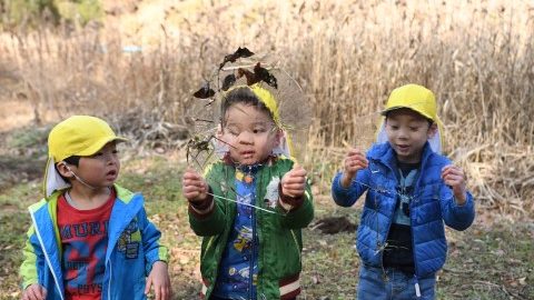 園児野生化計画！氷あそび