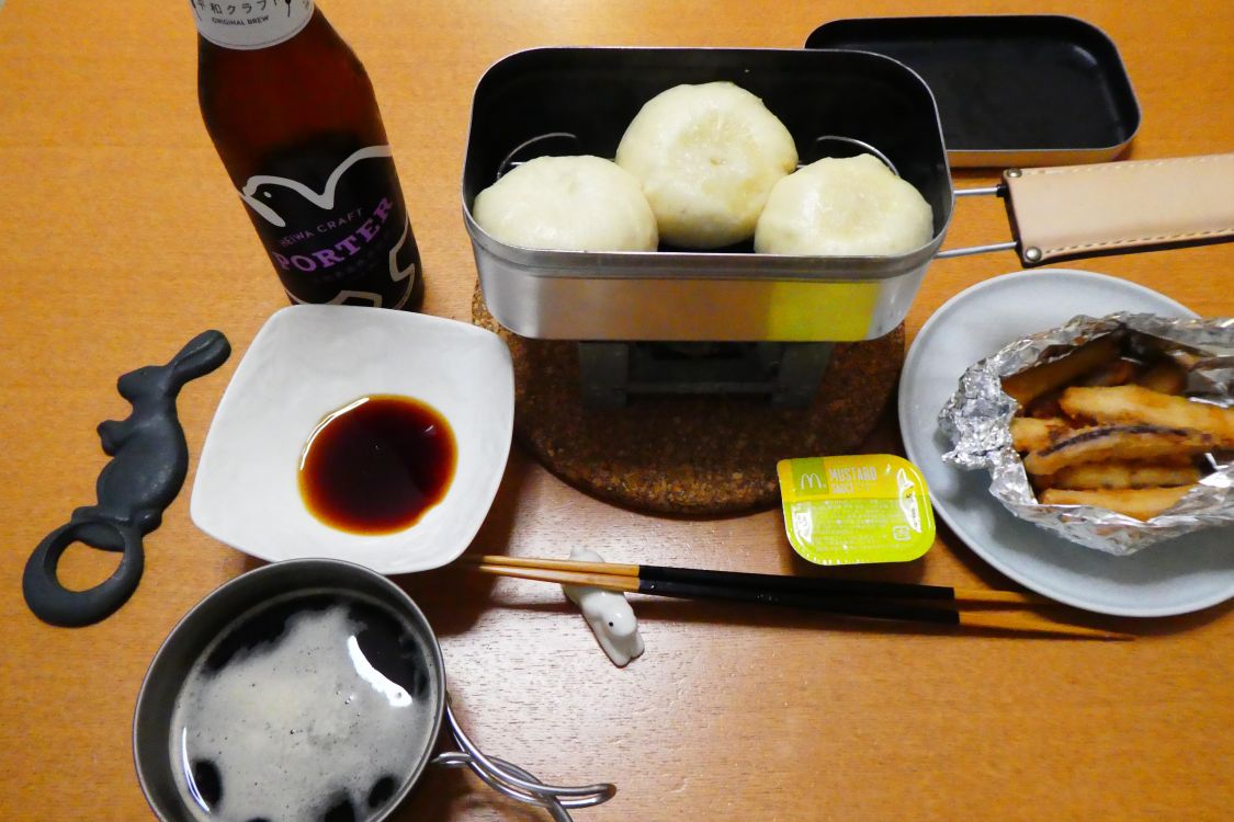 メスティンを蒸し器に豚まん［読者投稿記事］