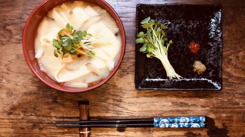 大分名産 だんご汁と柚子胡椒［読者投稿記事］