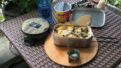 メスティン自動炊飯 じゃがりこ飯(明太チーズ味)［読者投稿記事］