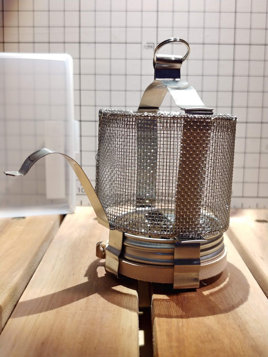 CfOilLamp（カーボンフェルトを使用した食用油燃料のランプ）［読者投稿記事］