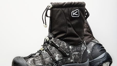 人気のKEEN「ウインターポートⅡ」に冬の白神山地バージョン登場