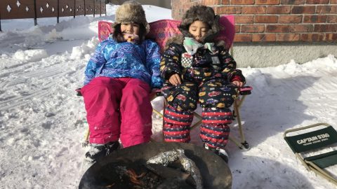 焚き火で焼き芋［読者投稿記事］