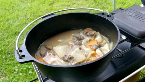 涼しい朝は豚汁！［読者投稿記事］