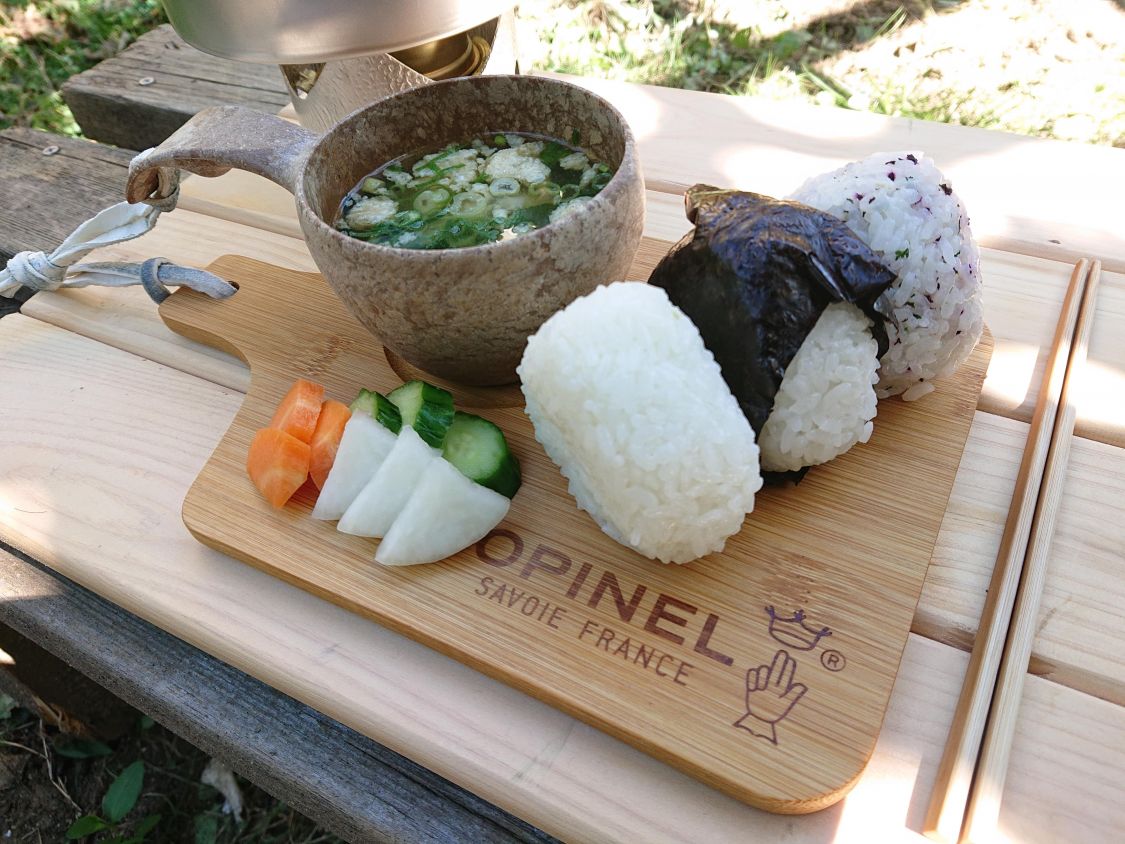【純和風 キャンプ朝ごはん】［読者投稿記事］