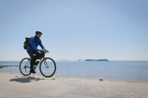 春の光を求めて海辺の町へ。のんびりソロでサイクリング＆フィッシング