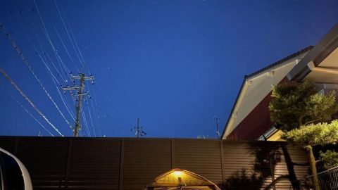 自宅のガレージでキャンプ［読者投稿記事］