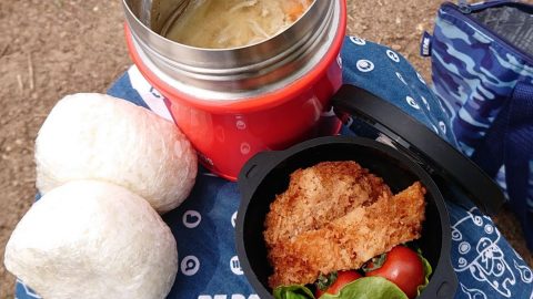スープジャーでアウトドア弁当［読者投稿記事］