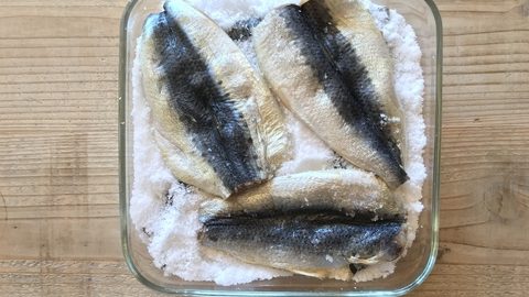 2カ月塩漬け。ゆったりと出来上がりを楽しむ自家製アンチョビの作り方