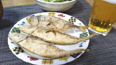 何もしないのが一番おいしい！釣り豆アジの素揚げ＆なめろう