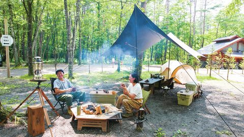 キャンプ場でリアル調査！ DIYギア見せてくださ～い！