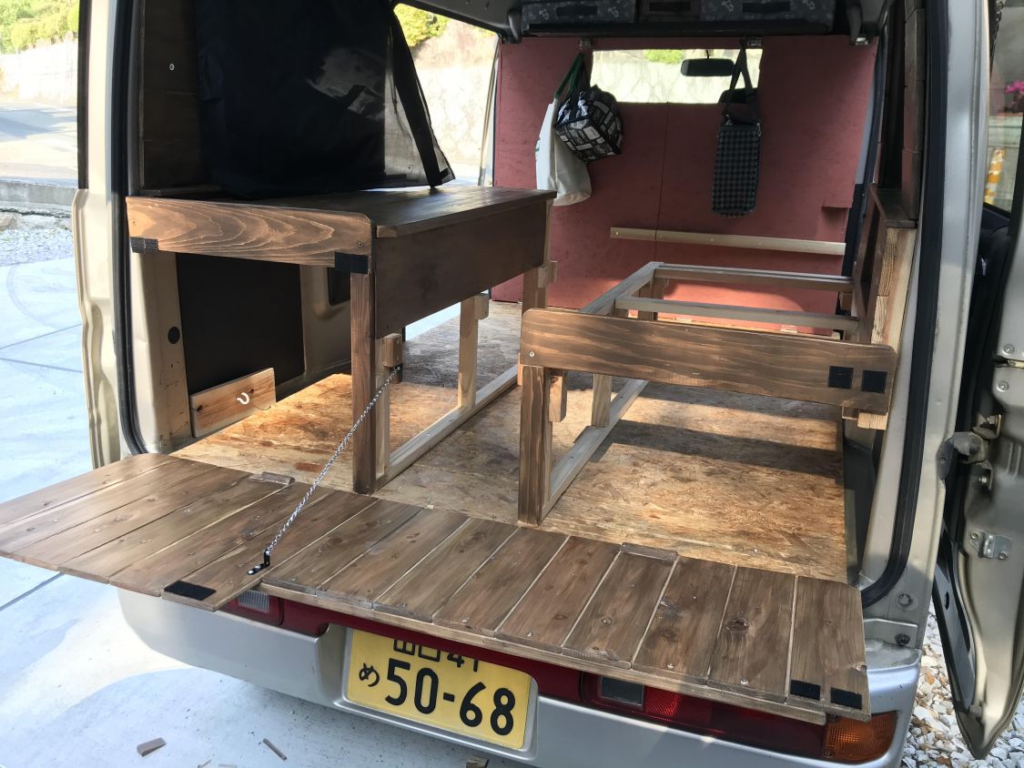 ホンダのバモスをキャンパー仕様にDIY［読者投稿記事］