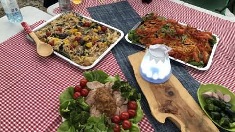 川原で満腹［読者投稿記事］