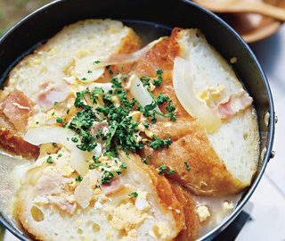 【たけだバーベキューさんのキャンプ飯】少しの食材でボリュームがある朝ごはんレシピ