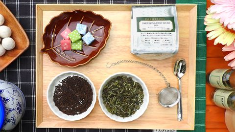 ダイソーのボール茶こしが使える！キャンプに「紅茶」という贅沢