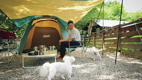 犬連れに嬉しい！ドッグフリーサイトのあるキャンプ場