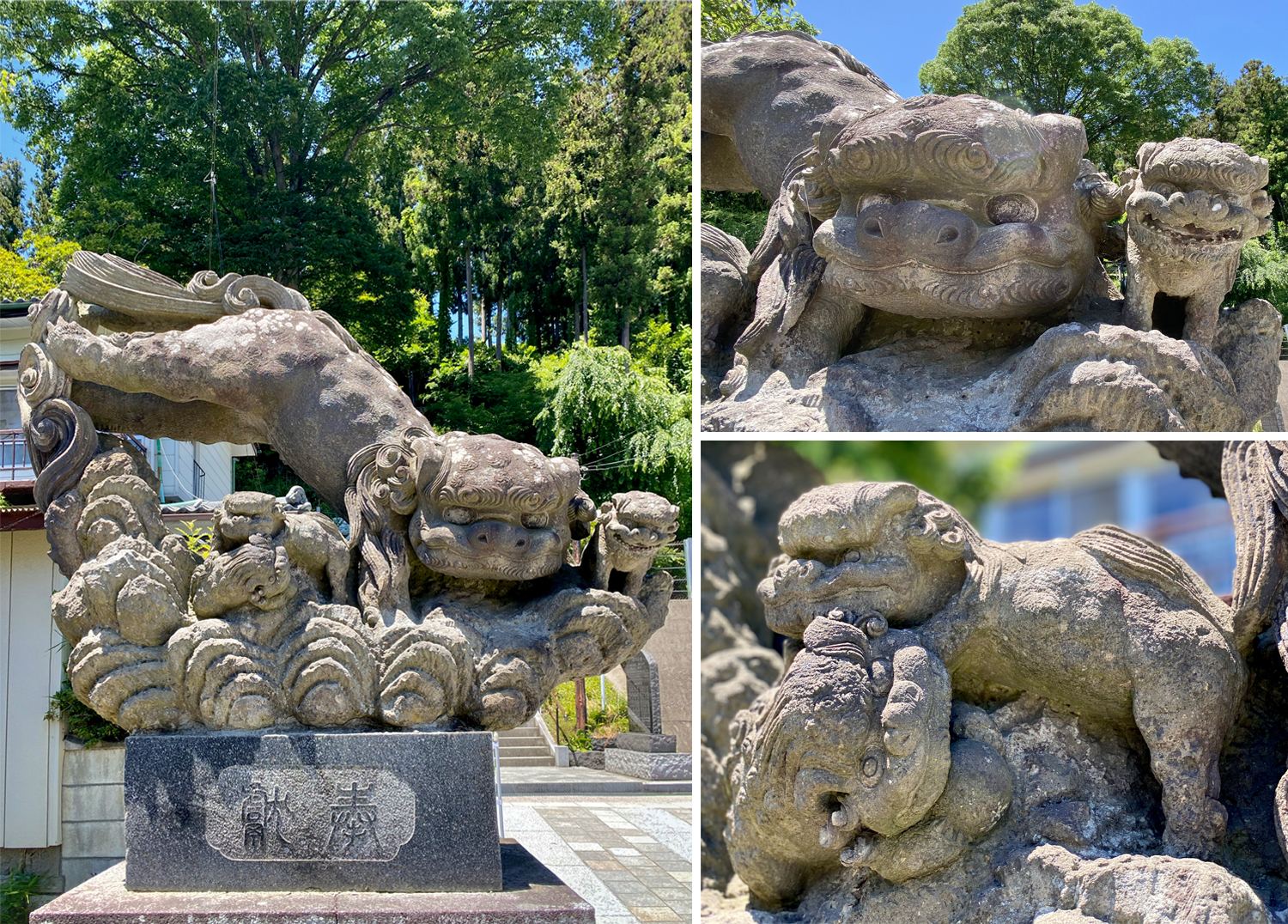 石都々古別神社の狛犬