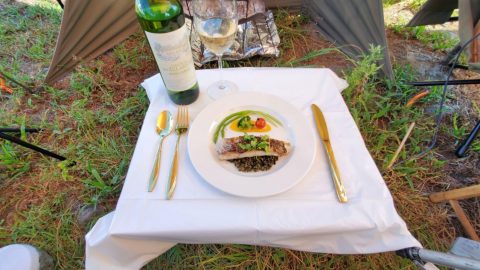 野営地でも簡単。誰でもお手軽フレンチ「真鯛のポワレ」［読者投稿記事］