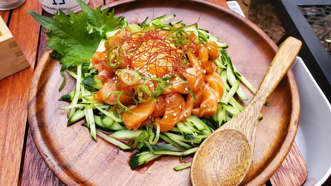 アレンジ料理！サーモンユッケ［読者投稿記事］