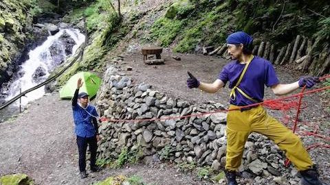 【はじめてのロープワーク】引き上げの練習