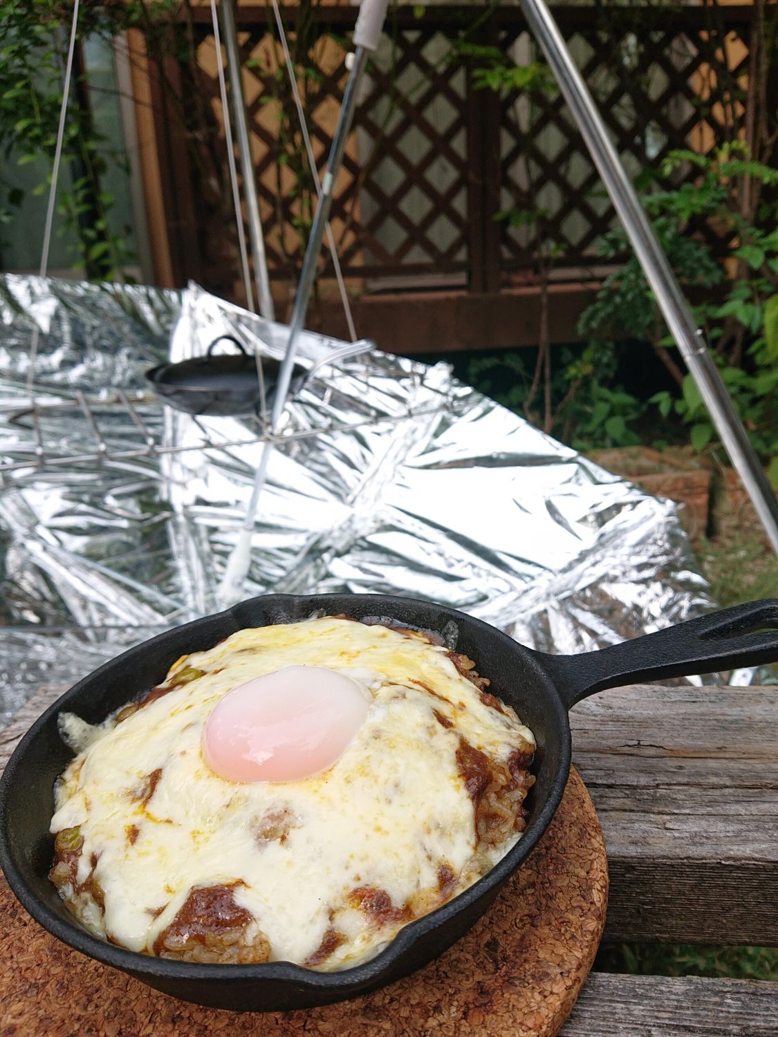 カレードリアに太陽玉子をオン！［読者投稿記事］