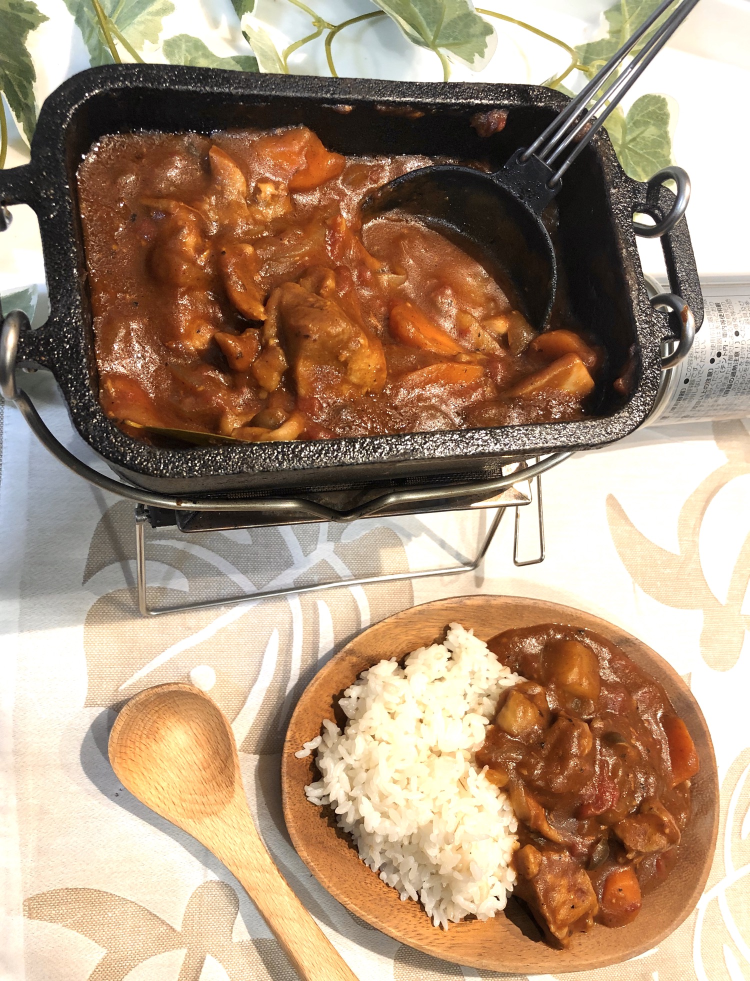 ソロキャンプにおすすめ ミニダッチオーブンで作る無水カレー Be Pal