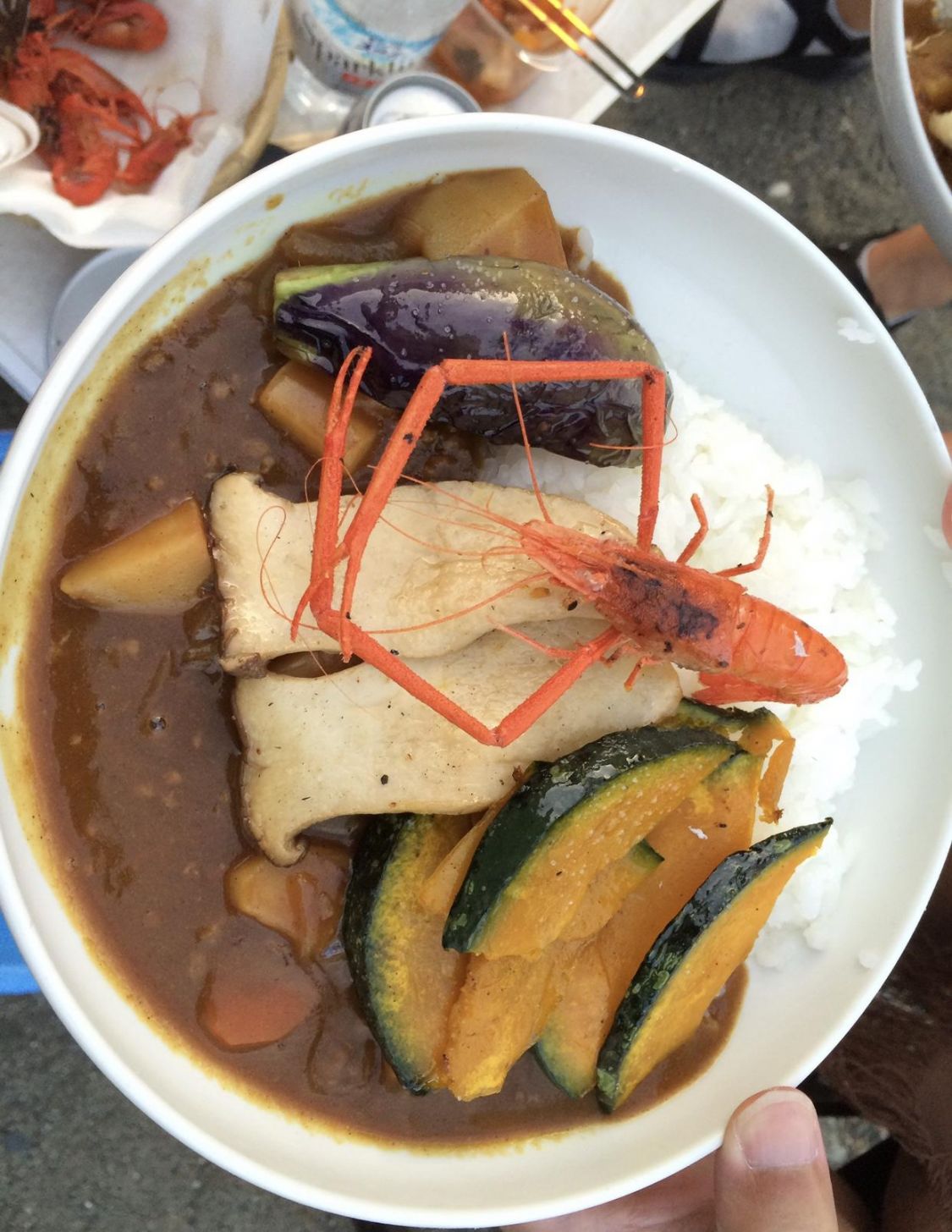 テナガエビ 入り夏カレー［読者投稿記事］