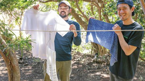 家でもキャンプでも便利！洗濯で使う水と洗剤を減らす方法
