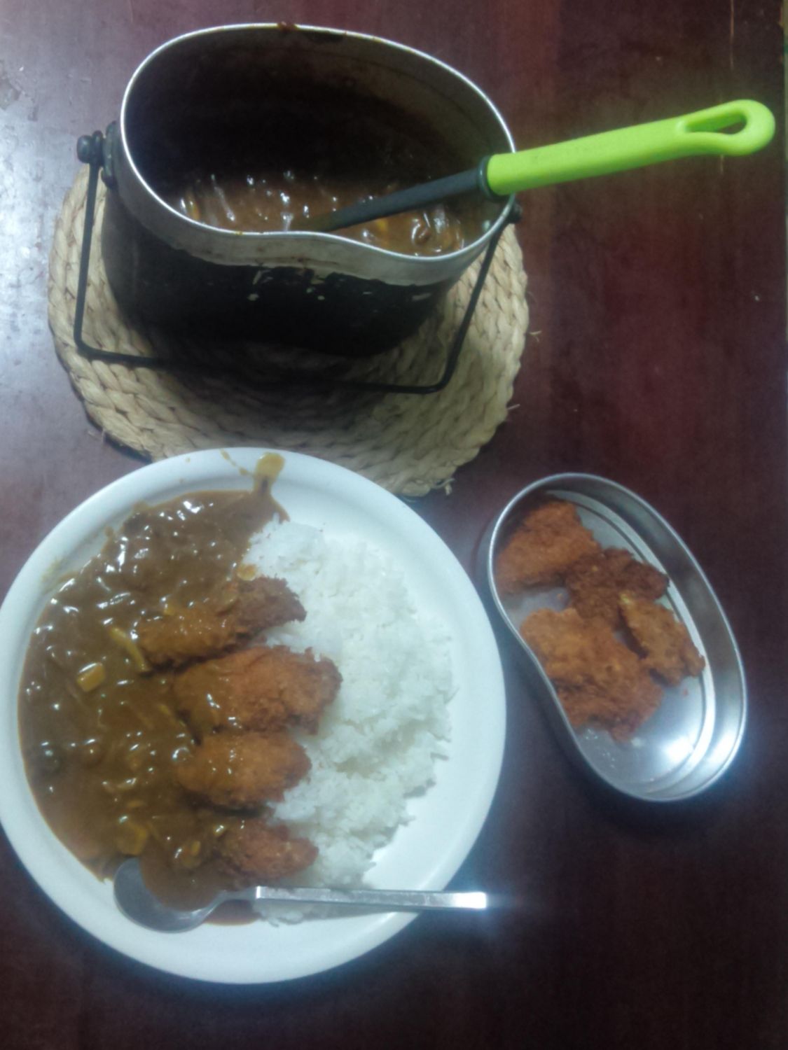 「秋の味覚の信州健康カレー」（家キャンプ・飯盒編）［読者投稿記事］