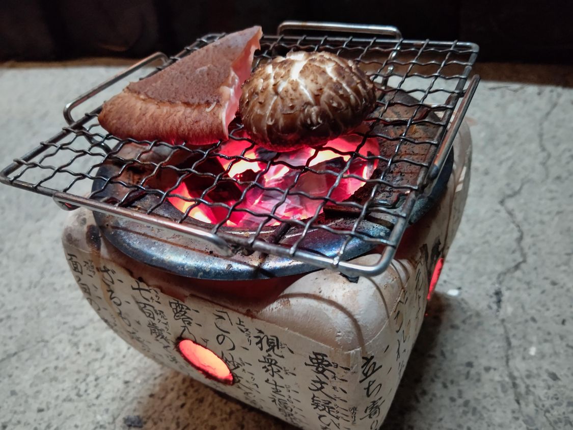 原木椎茸を和風に焼いてみた［読者投稿記事］