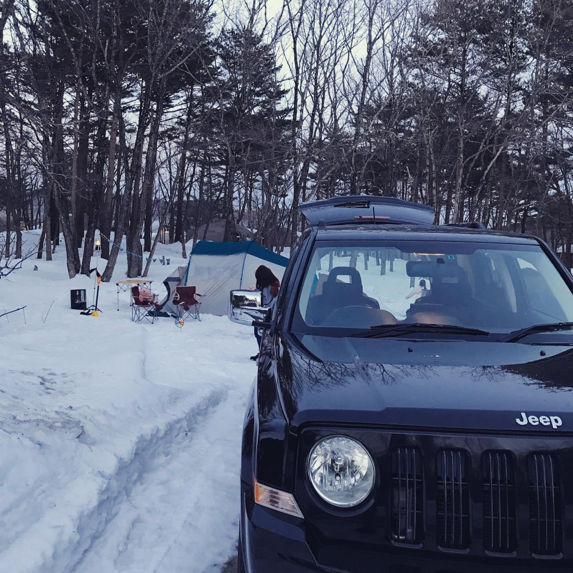 東北雪中キャンプ with JEEP［読者投稿記事］